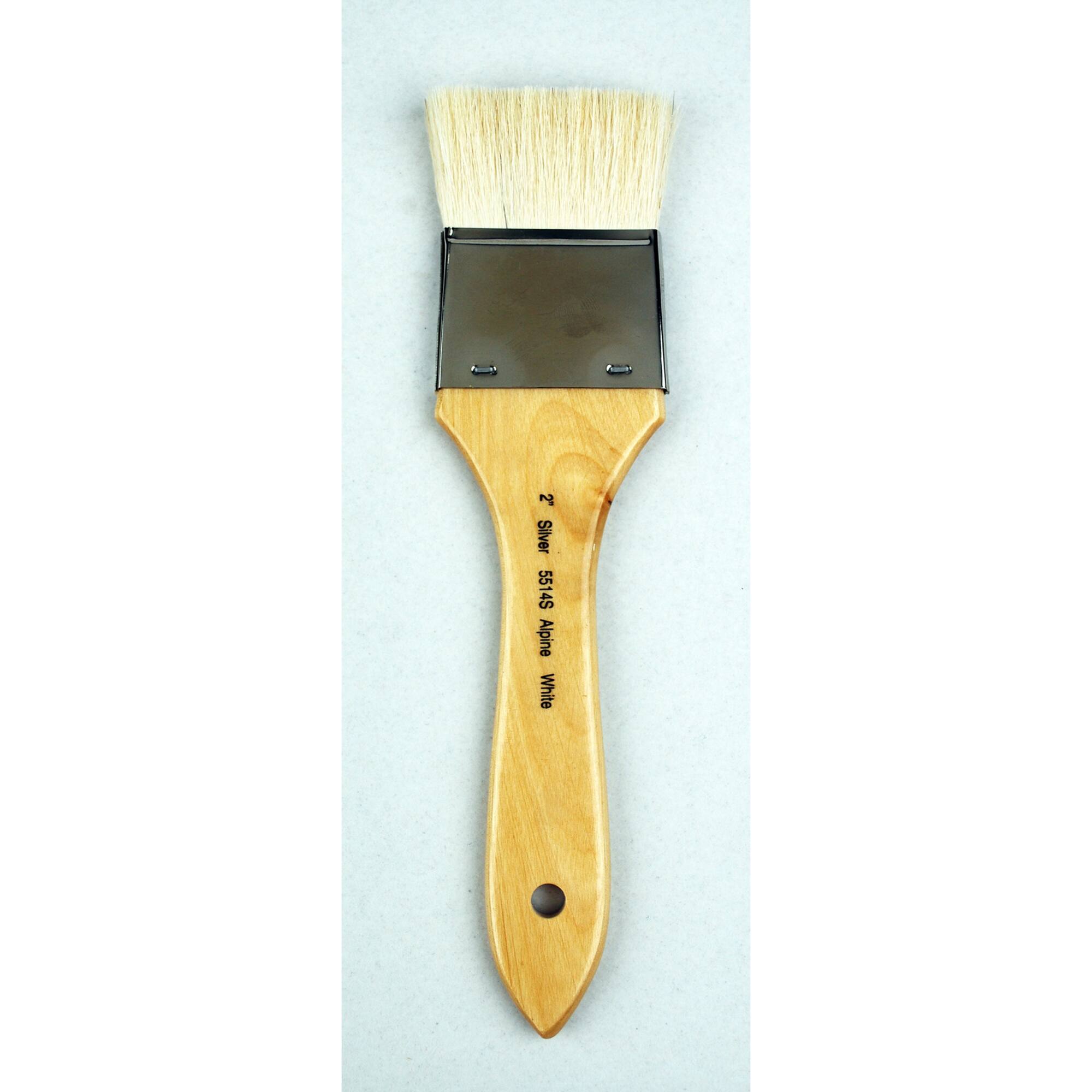 Silver Brush Limited Alpine White™ Wide Wash & Blend Background Brushes Set